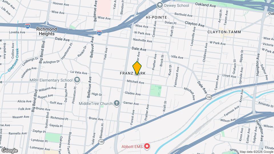 1617 Forest Ave Mapa y Detalles de la Ubicación