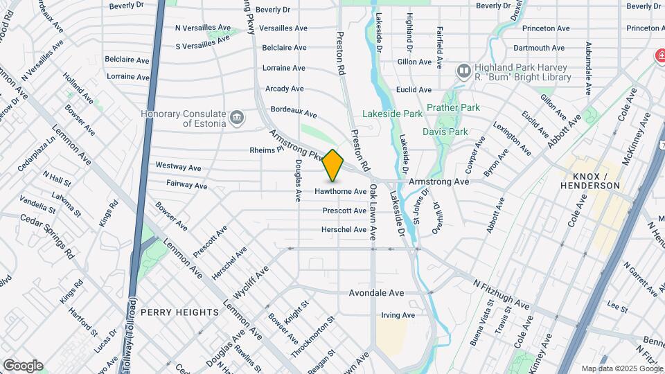 4151 Hawthorne Ave, Unit Hawthorne Duplex Map and Location Details