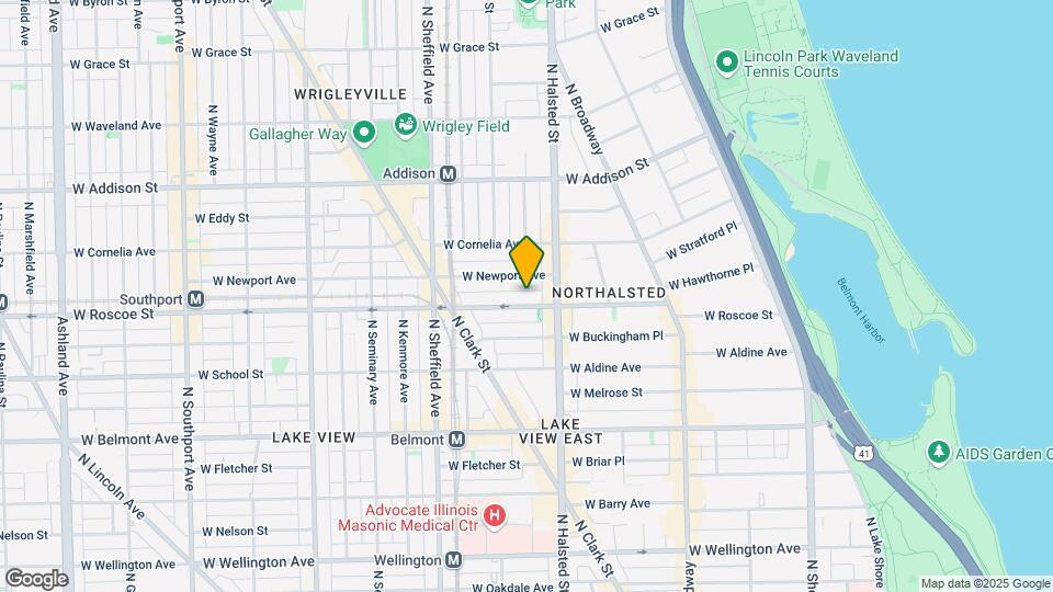 830 W Roscoe St, Unit 2 Map and Location Details