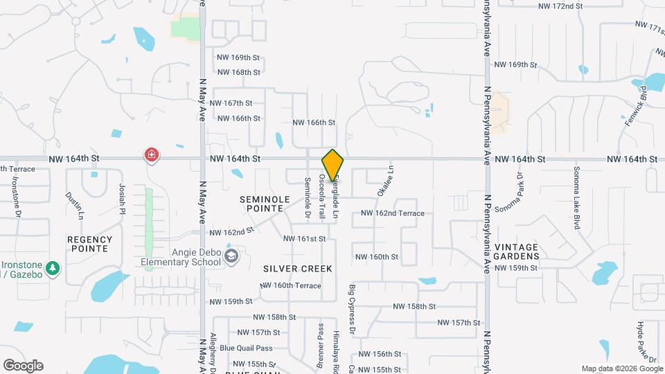 16309 Everglade Ln Map and Location Details