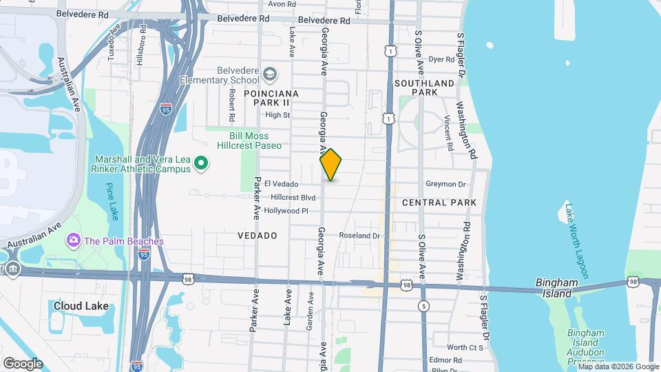 620 El Vedado Map and Location Details