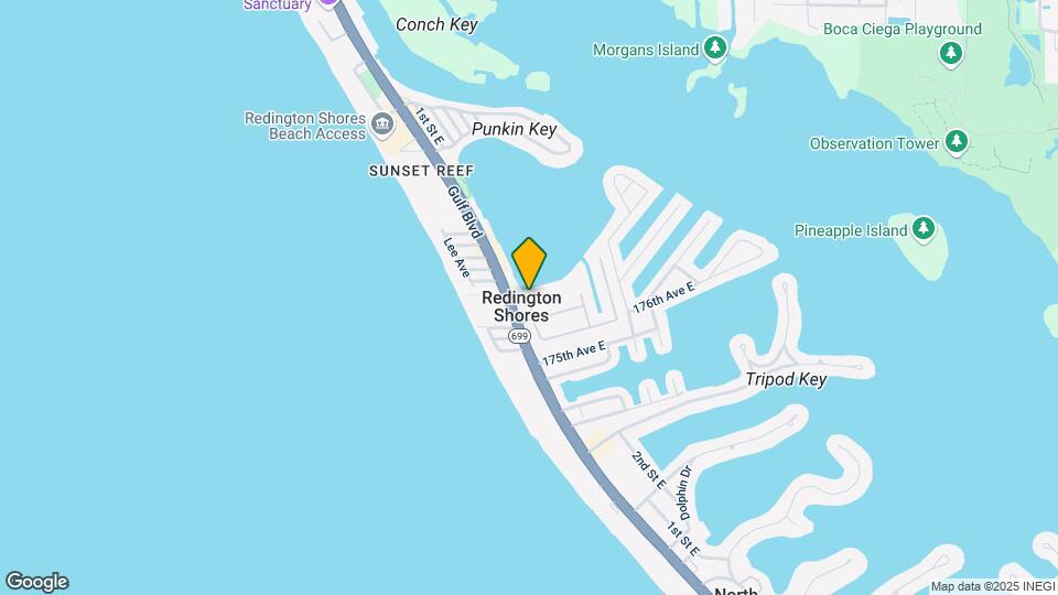 17715 Gulf Blvd Map and Location Details