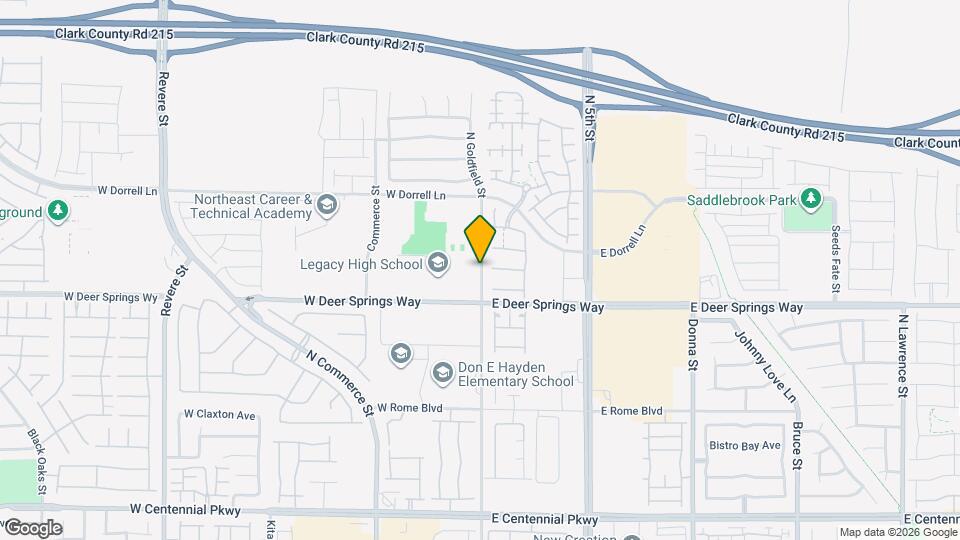 6459 N Goldfield St Map and Location Details