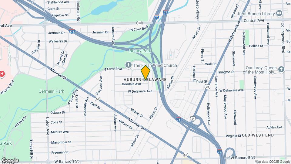 1308 Goodale Ave Map and Location Details