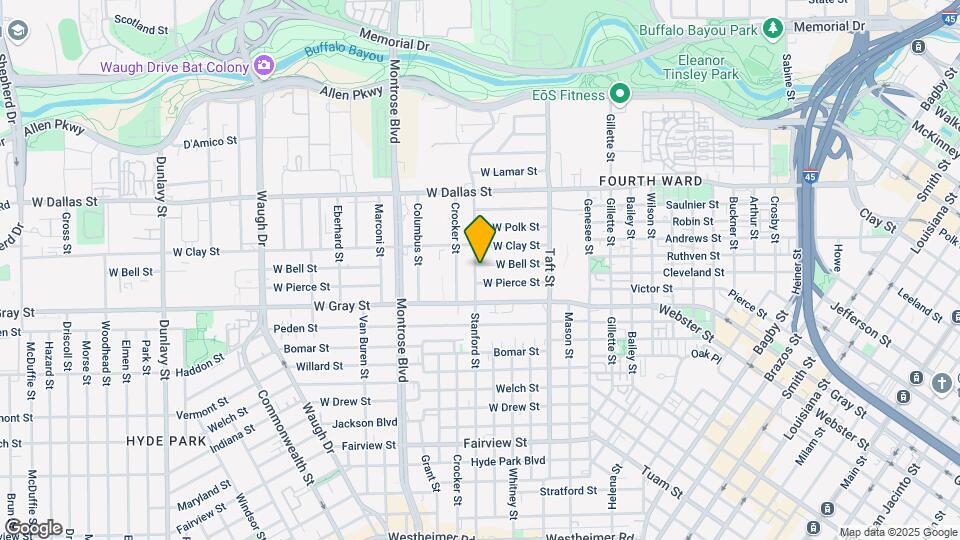 1407 Stanford St Map and Location Details