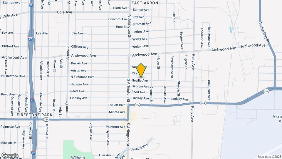 1043 Neville Ave Map and Location Details