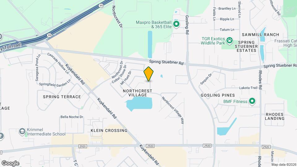 21831 Catoosa Dr Map and Location Details