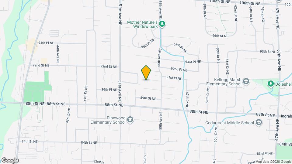 5318 91st St NE Map and Location Details