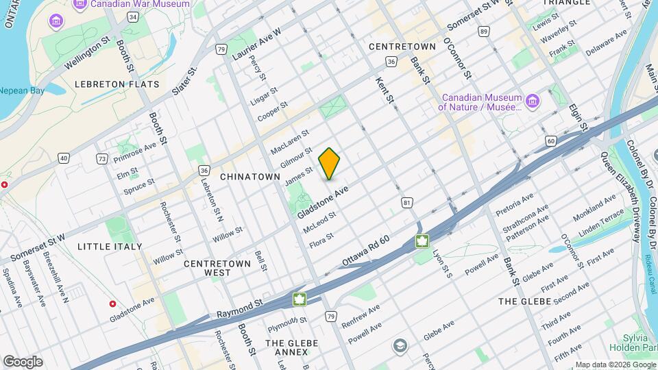 171-181 Percy St Map and Location Details