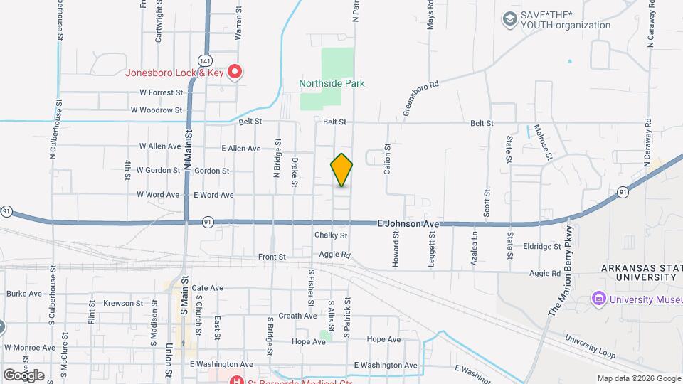 908 E Word Ave Map and Location Details