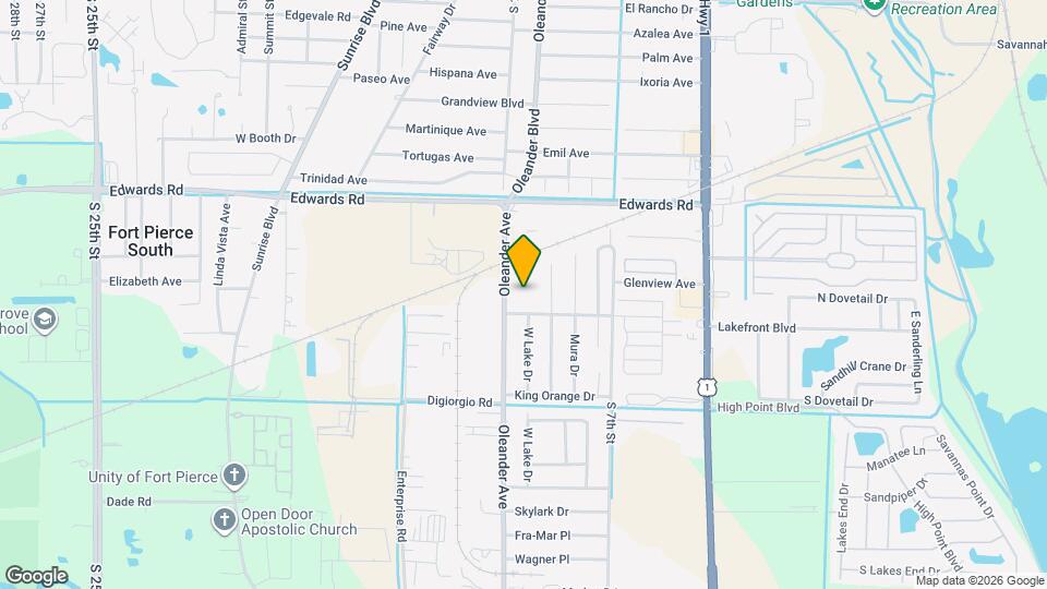 3184 Oleander Ave Map and Location Details