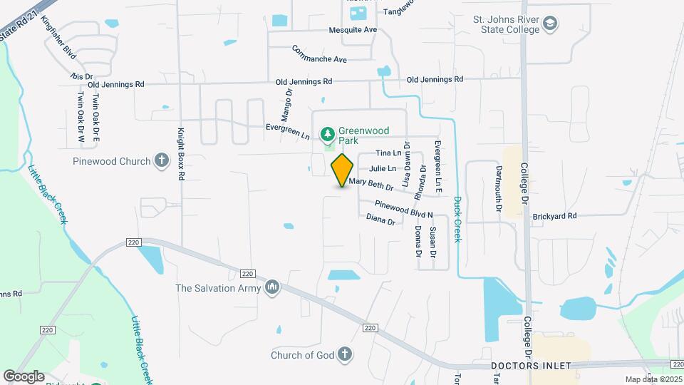 1656 Glen Laurel Dr Map and Location Details