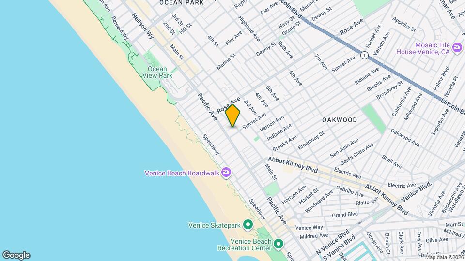 116 Paloma Ave, Unit 116C Map and Location Details