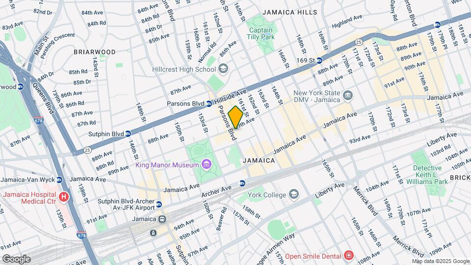 8915 Parsons Blvd Mapa y Detalles de la Ubicación