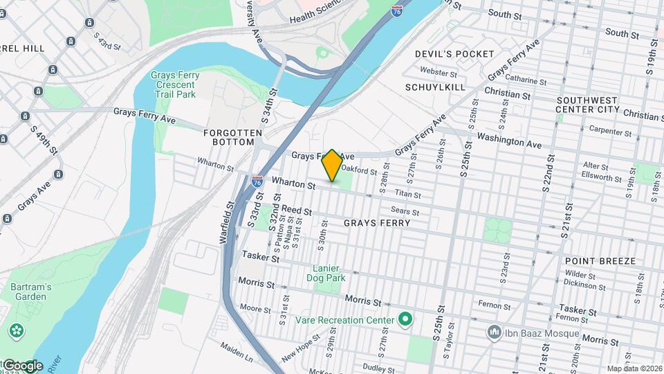 2945 Wharton St Map and Location Details