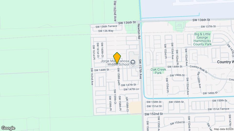 14348 SW 158th Path Mapa y Detalles de la Ubicación