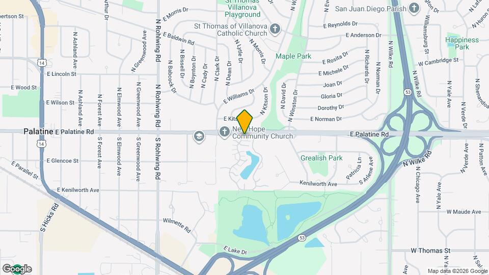 1 S Stonington Dr Map and Location Details