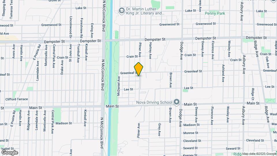 1036 Pitner Ave Map and Location Details