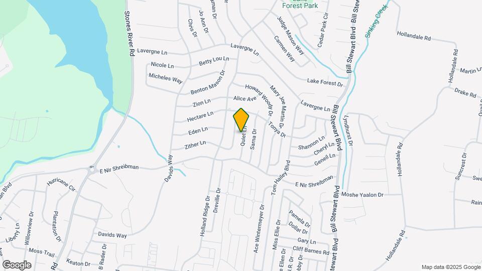 221 Quiet Ln Map and Location Details