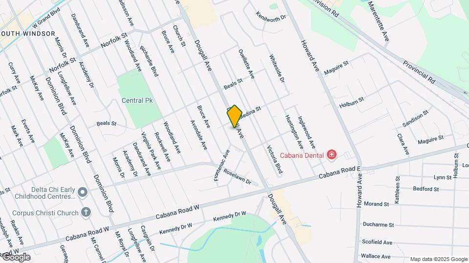 3625 Dougall Av Map and Location Details