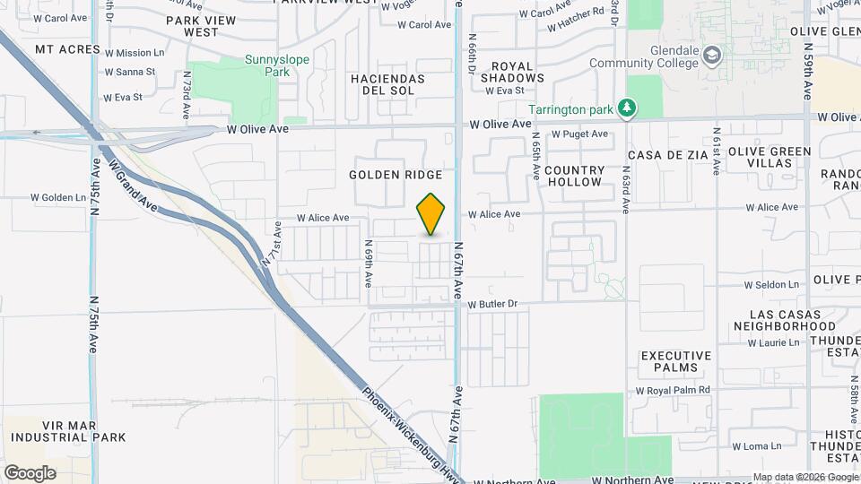 6746 W Ruth Ave Map and Location Details