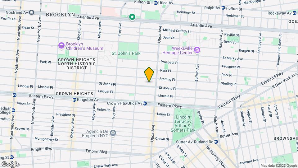 1405 St Johns Pl Mapa y Detalles de la Ubicación