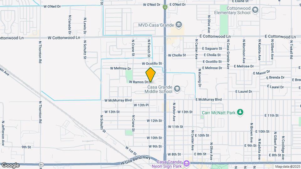 1430 N French St Map and Location Details