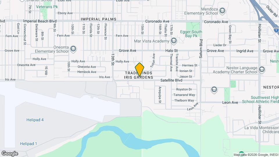 1484 15th St Map and Location Details