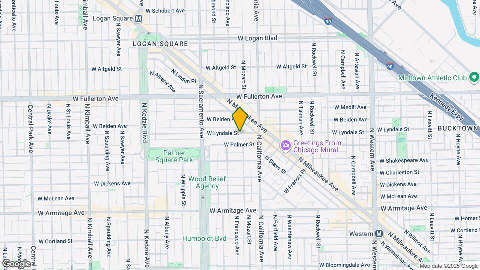 2843 W Lyndale St Map and Location Details
