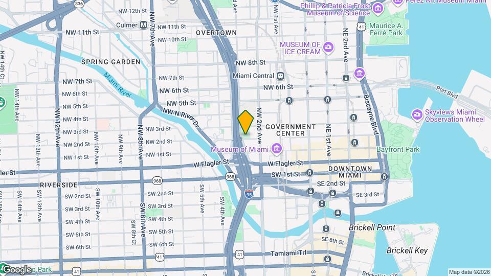 225 NW 2nd St Map and Location Details