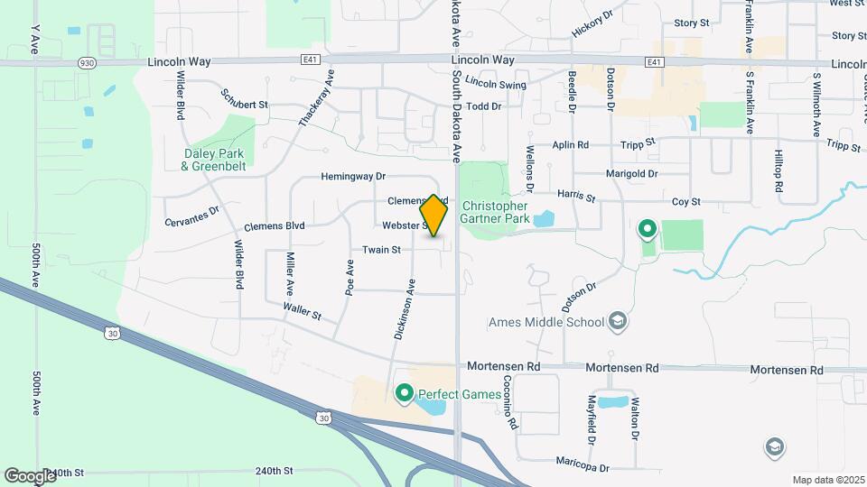 4535 Twain Cir Map and Location Details