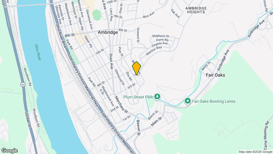 316 Pine St Map and Location Details