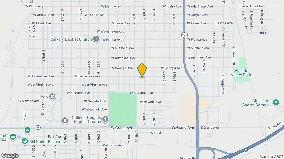 1520 S 8th St Map and Location Details