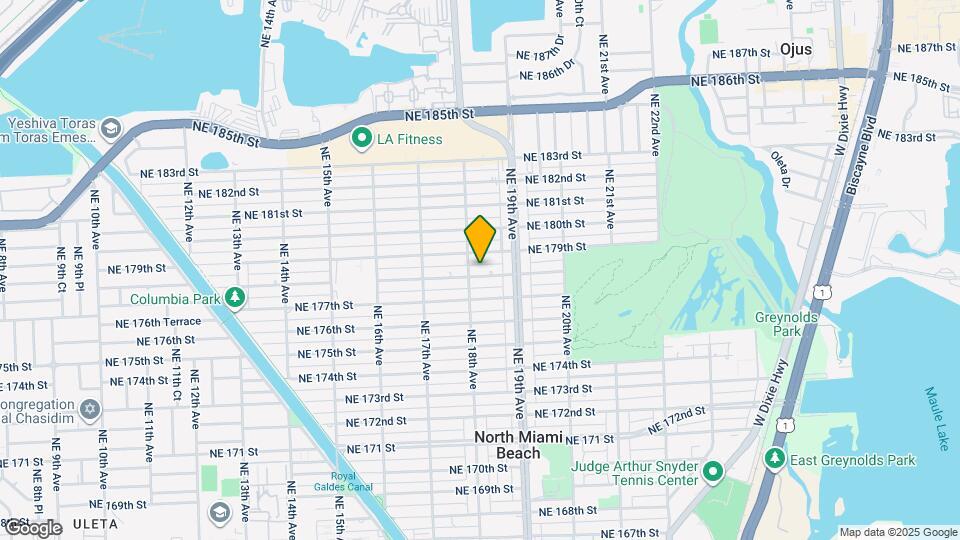 1815 NE 178th St Map and Location Details