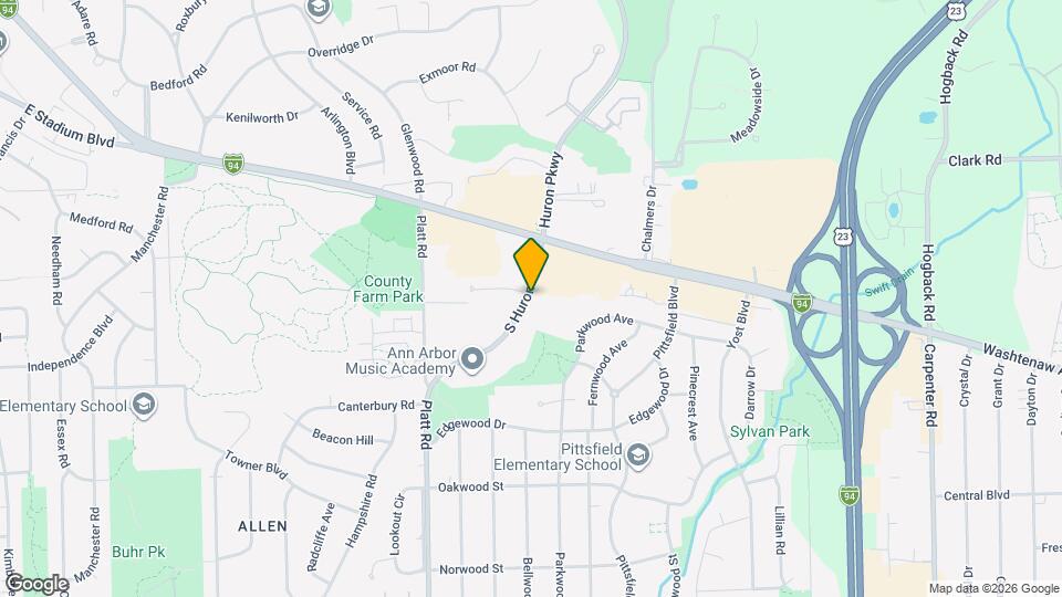 2221 S Huron Pkwy Map and Location Details