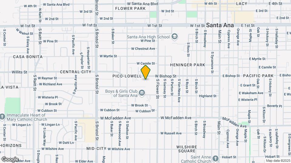 942 W Bishop St Mapa y Detalles de la Ubicación
