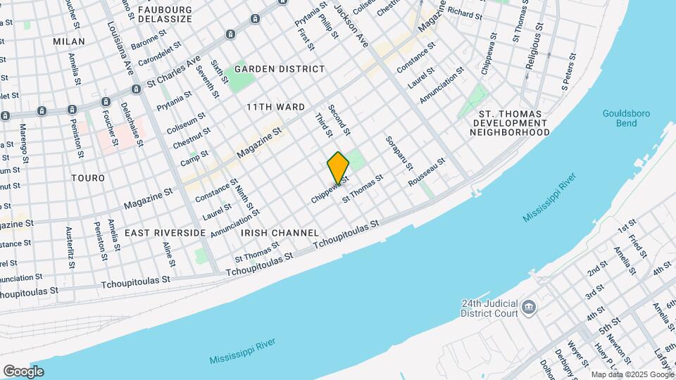 2712 Chippewa St Map and Location Details