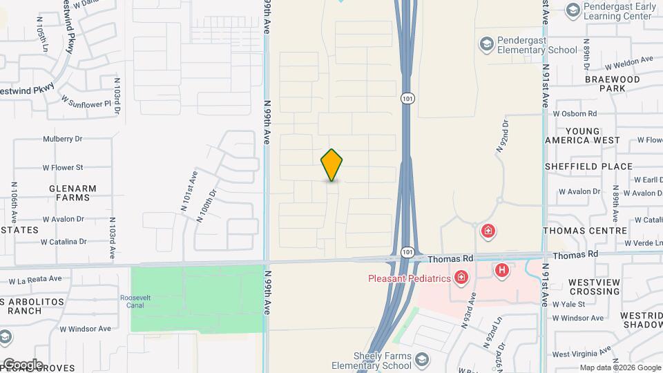 3131 N 97th Dr Map and Location Details