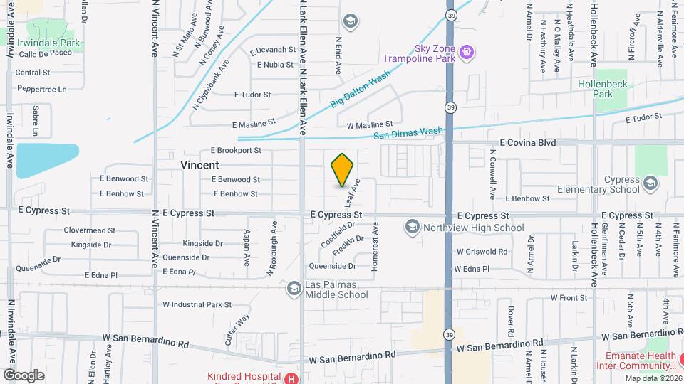 17065 E Benbow St Map and Location Details