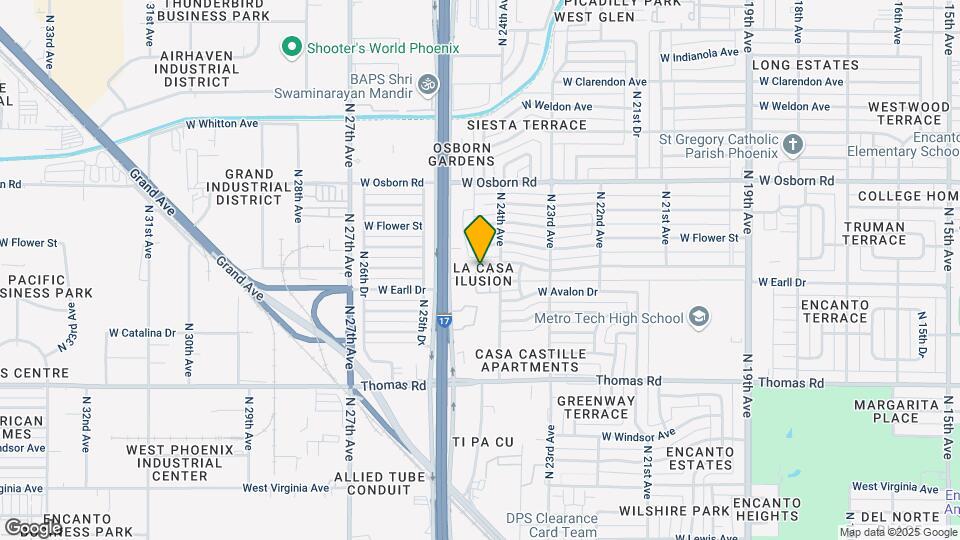 3057 N 24th Ln Map and Location Details