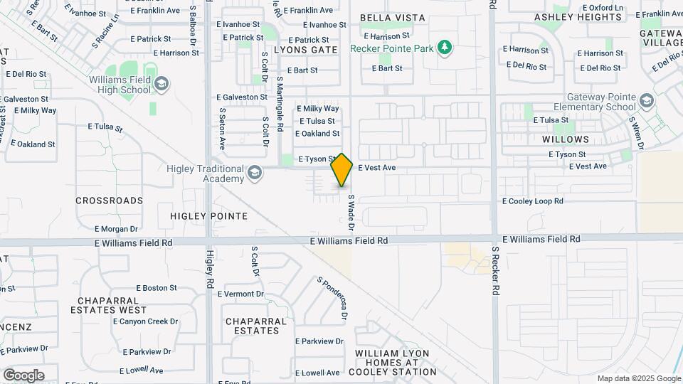 2261 S Ponderosa Dr Map and Location Details