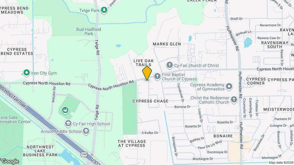 11827 Edenstone Dr Map and Location Details