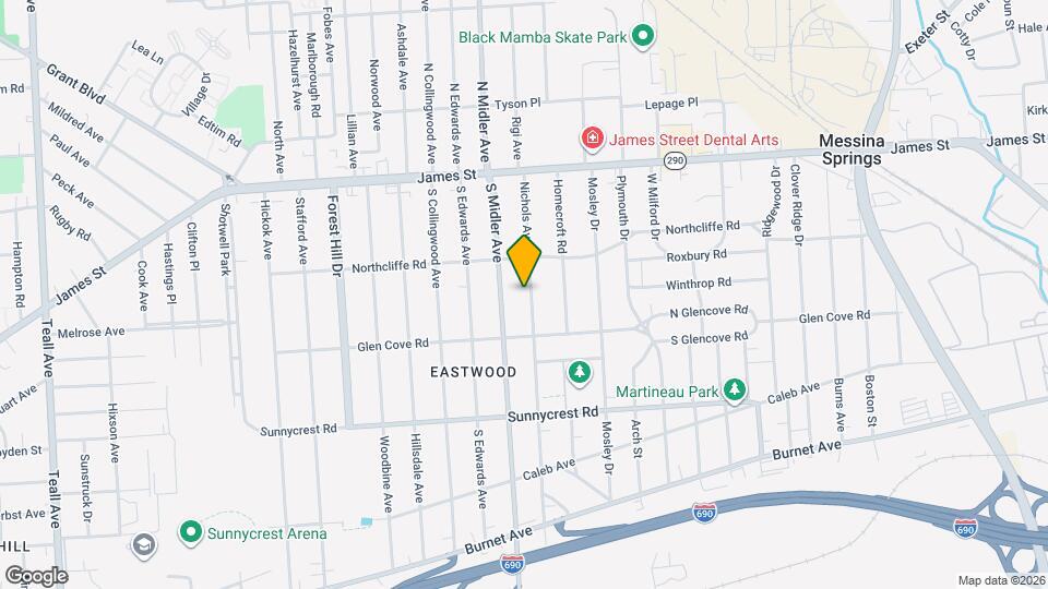 232 Nichols Ave Mapa y Detalles de la Ubicación