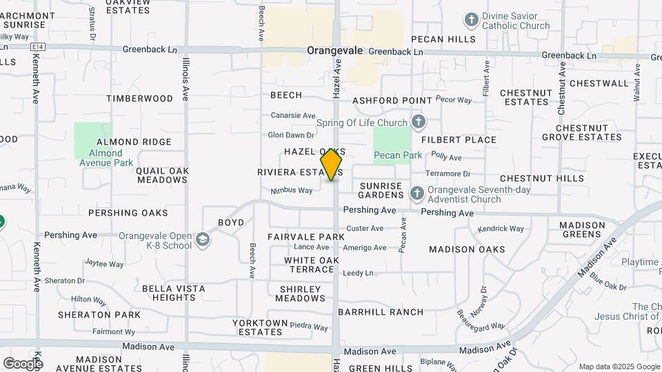 5815 Hazel Ave Map and Location Details