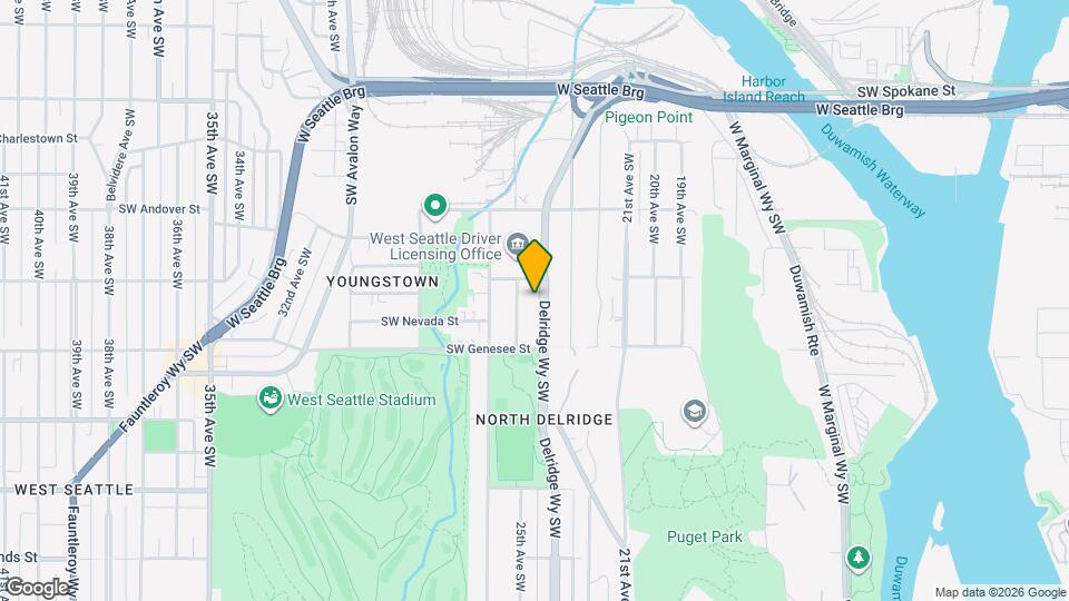 4117 Delridge Wy SW Map and Location Details