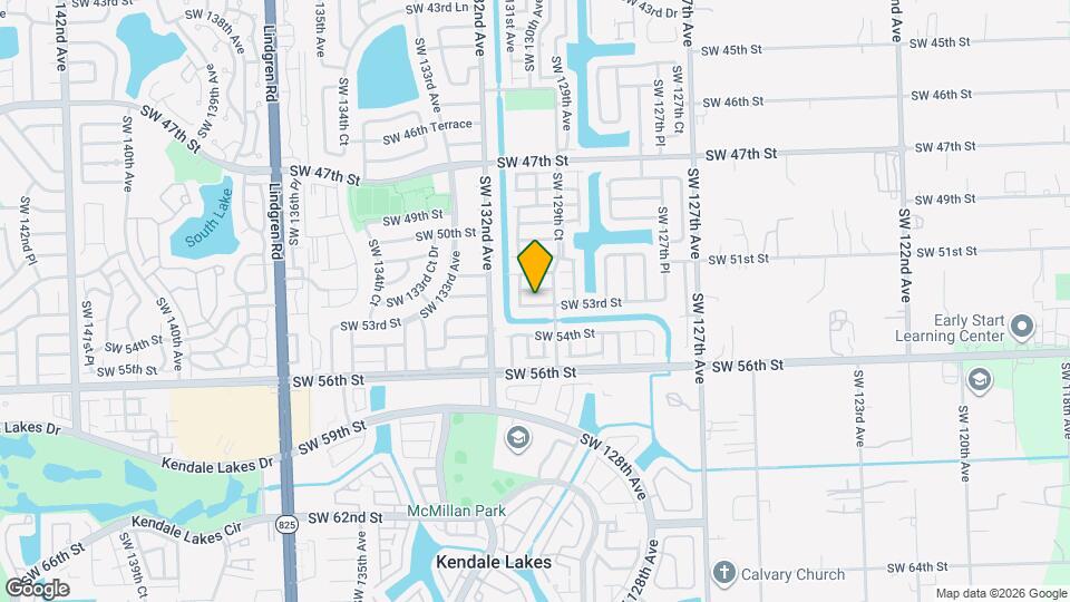 13001 SW 53rd St Map and Location Details