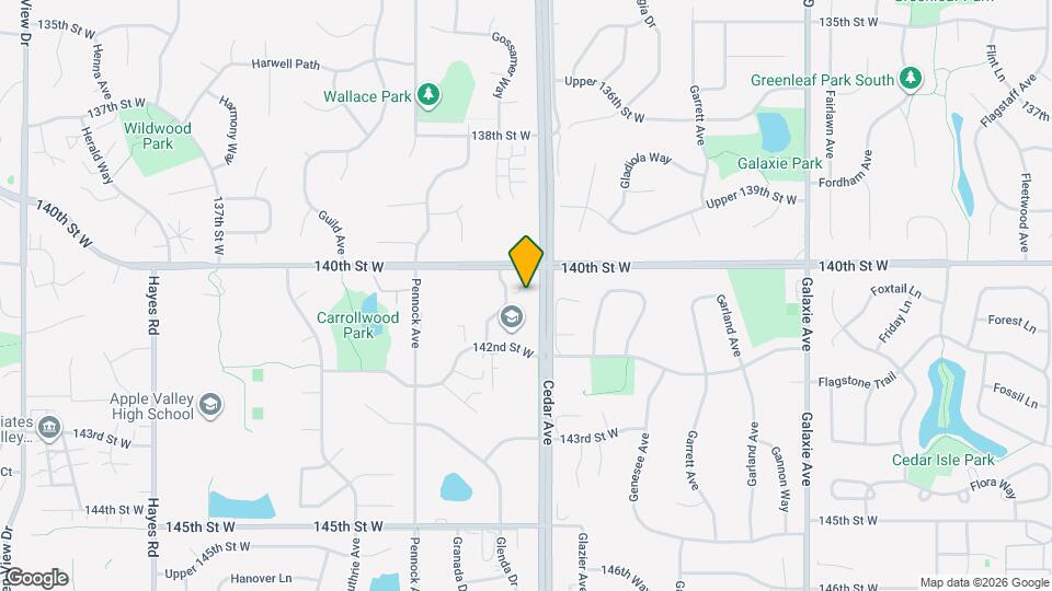 The Legends of Apple Valley 55+ Apartments Map and Location Details