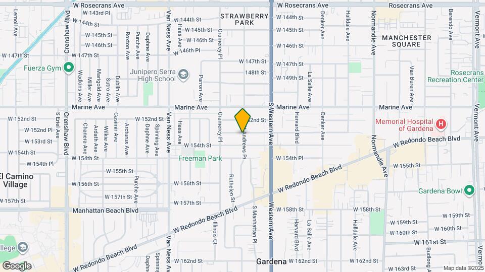 1904 W 153rd St Map and Location Details