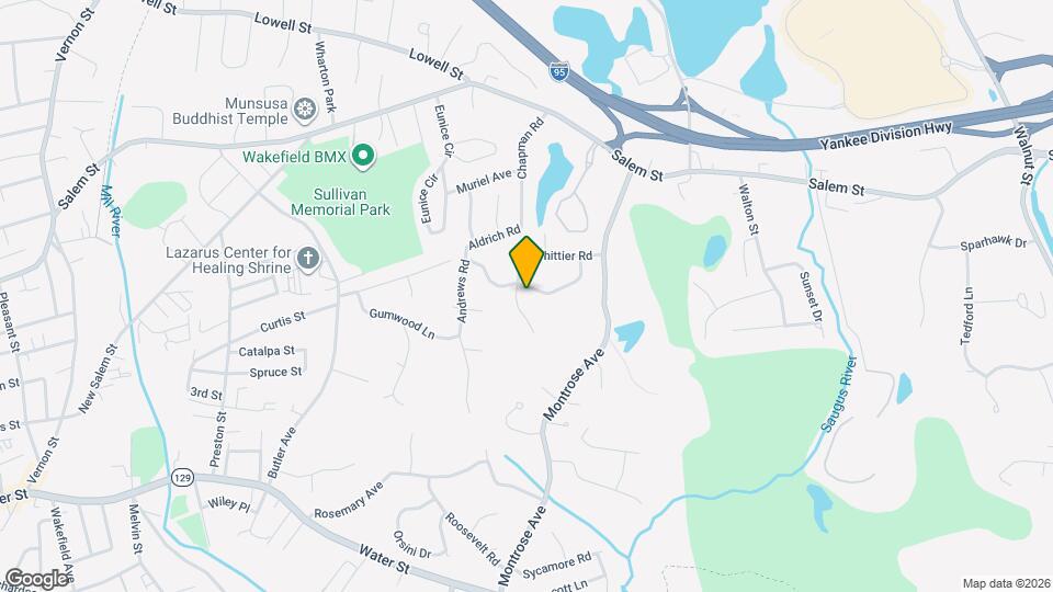 51 Whittier Rd Map and Location Details