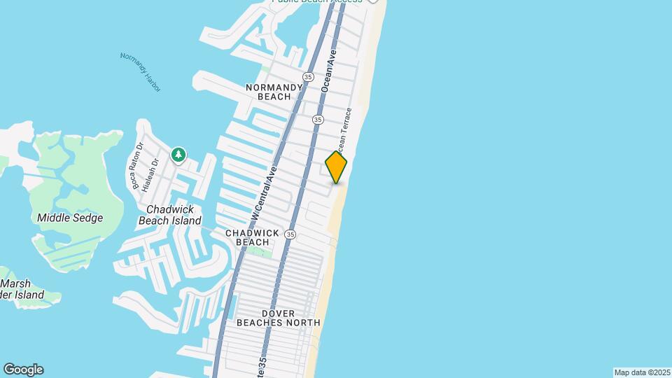 3580 Ocean Terrace Map and Location Details